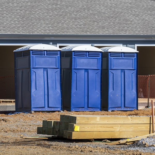 how can i report damages or issues with the porta potties during my rental period in Orr Minnesota